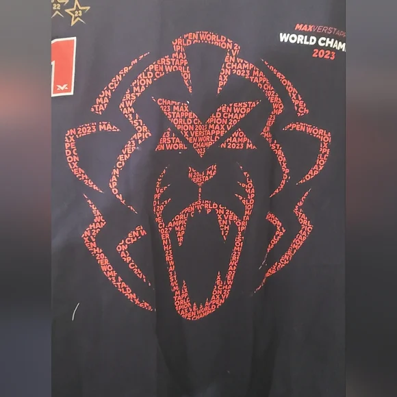 Max Verstappen 2023 World Champion Commemorative T-shirt Large - Picture 4 of 5